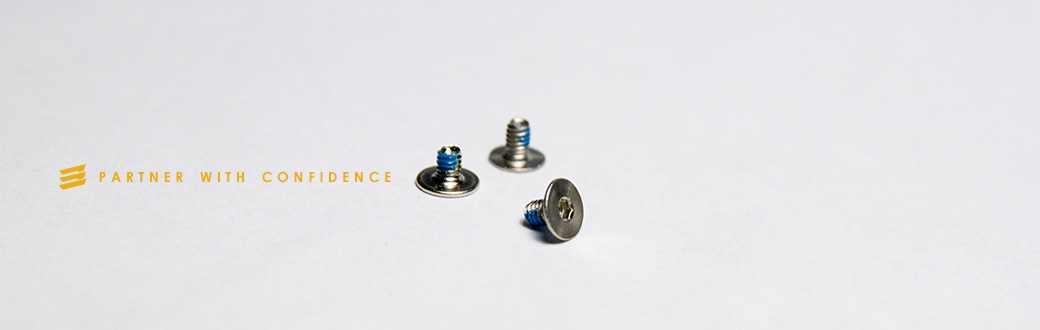 Custom micro fasteners and small screws.